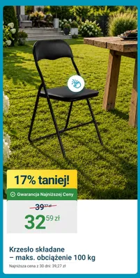 Krzesło składane promocja w ERLI