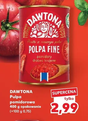Pulpa pomidorowa Dawtona promocja w Kaufland
