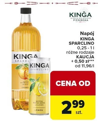 Napój Sparclino promocja w Carrefour Market