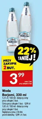 Woda borjomi promocja w Twój Market