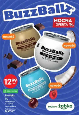 Koktajl BuzzBallz Choc Tease promocja w Żabka