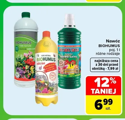 Nawóz Biohumus promocja w Carrefour