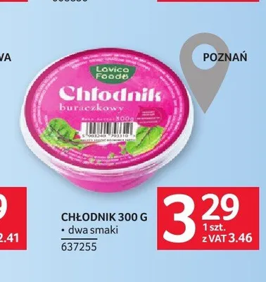 Chłodnik buraczkowy Lovico Foods promocja w Selgros