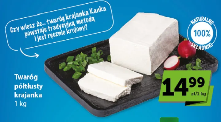 Twaróg półtłusty krajanka Kanka promocja w Euro Sklep