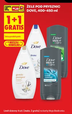 Żel pod prysznic Dove promocja w Biedronka