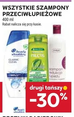 Szampon przeciwłupieżowy Ziaja Redukcja Łupieżu promocja w Stokrotka