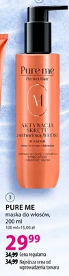 Maska do włosów PURE ME promocja w Hebe