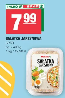 Sałatka jarzynowa promocja w SPAR