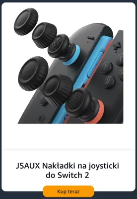 Nakładki na joysticki Jsaux do Switch 2 promocja w Amazon
