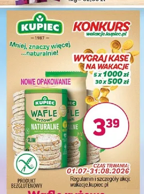 Wafle ryżowe Kupiec promocja w Bliski
