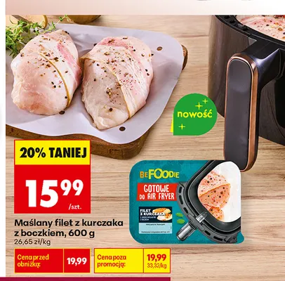 Maślany filet z kurczaka z boczkiem beFOODIE promocja w Biedronka
