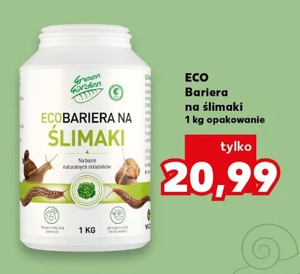 Bariera na ślimaki Eco Green Garden promocja w Kaufland