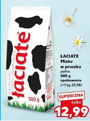 Mleko w proszku pełne promocja w Kaufland