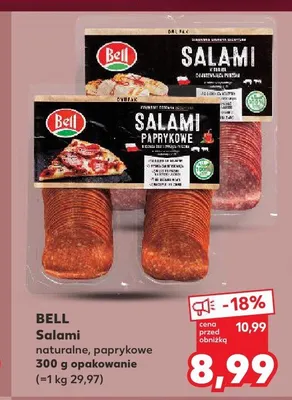 Salami naturalne Bell promocja w Kaufland