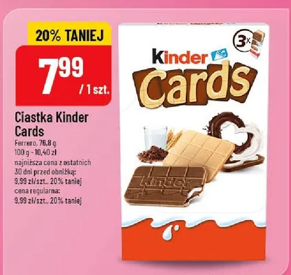 Ciastka Cards Ferrero promocja w POLOmarket