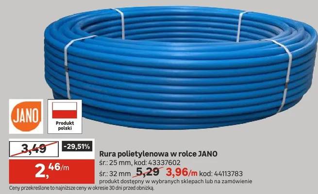 Rura polietylenowa w rolce śr: 25 mm promocja w Leroy Merlin