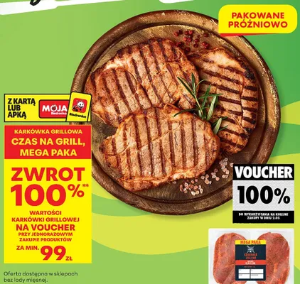 Karkówka grillowa Czas na Grill mega paka promocja w Biedronka