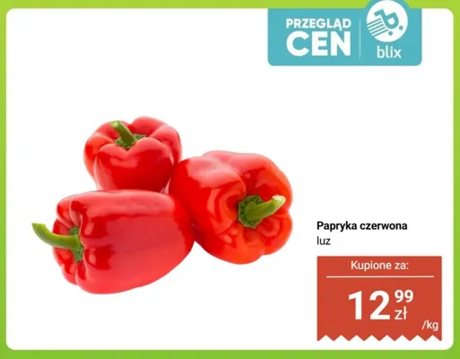Papryka czerwona luz promocja w Dino