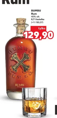 Rum 40% alk. promocja w Kaufland
