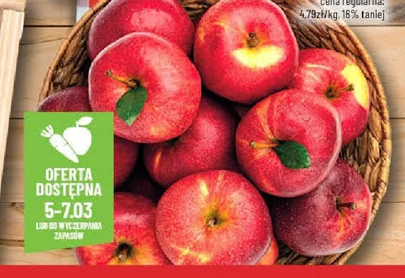 Jabłka wybrany odmian promocja w POLOmarket