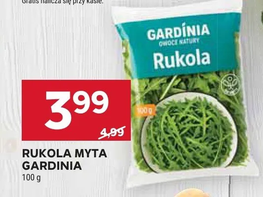 Rukola myta promocja w Stokrotka