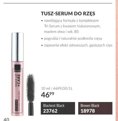 Tusz-serum do rzęs Avon promocja w AVON