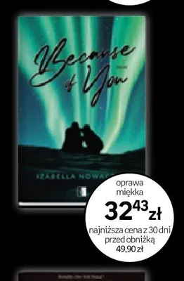 Książka Because of You oprawa miękka promocja w Empik
