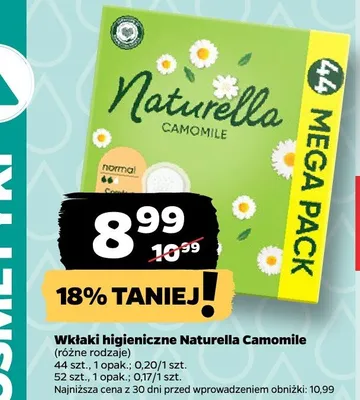 Wkłady higieniczne Camomile promocja w Netto