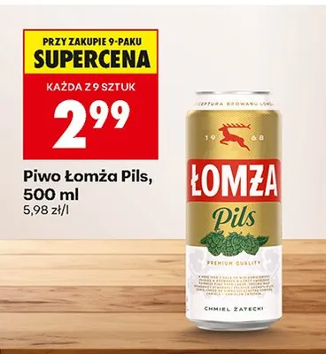 Piwo promocja w Biedronka