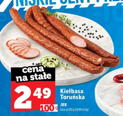 Kiełbasa toruńska JBB promocja w TOPAZ
