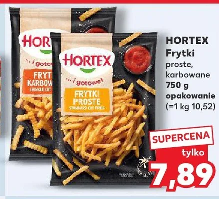Frytki karbowane HORTEX promocja w Kaufland