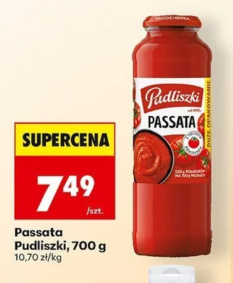 Passata Pudliszki promocja w Biedronka