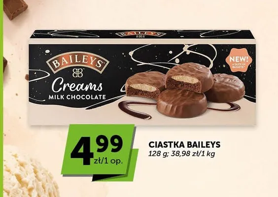 Ciastka Baileys Creams Milk Chocolate promocja w Euro Sklep
