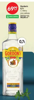 Gin Gordon's London Dry promocja w Żabka