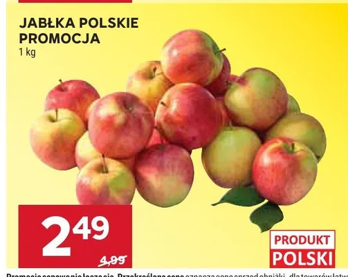 Jabłka polskie promocja promocja w Stokrotka