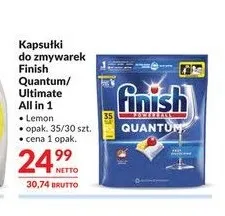 Kapsułki do zmywarek Finish Quantum Lemon promocja w Makro