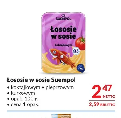 Łosoś w sosie pieprzowym Suempol promocja w Makro