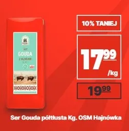 Ser Gouda półtłusty OSM Hajnówka promocja w API Market