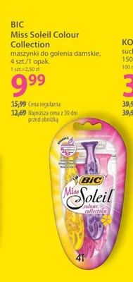 Maszynki do golenia damskie BIC Miss Soleil Colour Collection promocja w Hebe