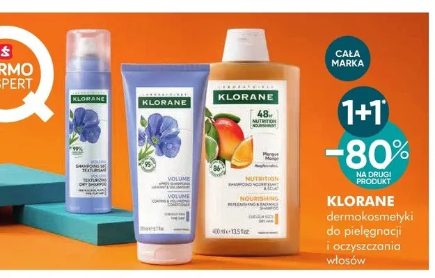 Dermokosmetyki do pielęgnacji i oczyszczania włosów Klorane promocja w Super-Pharm