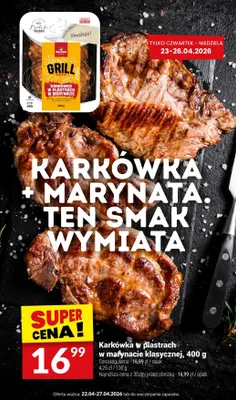 Karkówka w plastrach w marynacie klasycznej Wędzarnia Dębska promocja w Twój Market