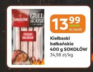 Kiełbaski bałkańskie Sokołów promocja w Gama