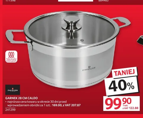 Garnek 28 cm Caldo Zwieger promocja w Selgros