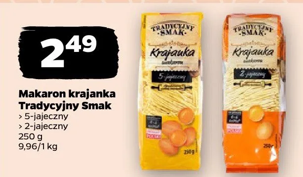 Makaron krajanka, nitki 2-jajeczny promocja w Netto
