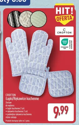 Łapki kuchenne Crofton promocja w Aldi