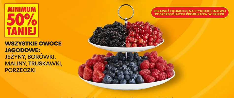 Porzeczki świeże promocja w Biedronka