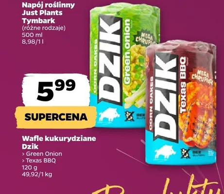 Wafle kukurydziane Dzik Green Onion promocja w Netto