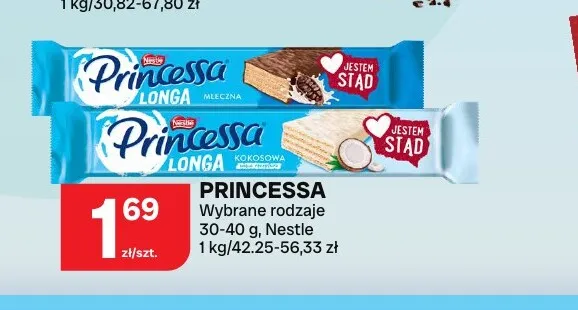 Wafel Princessa Longa promocja w Chorten