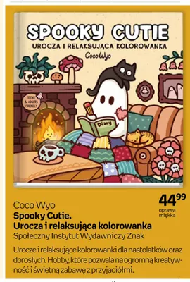 Kolorowanka Spooky Cutie. Urocza i relaksująca kolorowanka Coco Wyo promocja w Empik