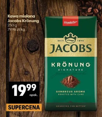 Kawa mielona Jacobs Krönung promocja w Delikatesy Centrum